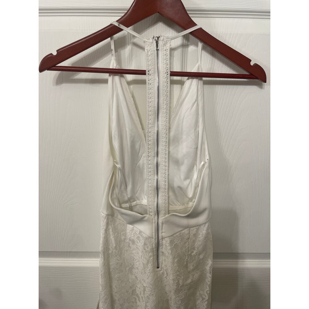 Lulus Romantic Message White Lace Midi Dress XS Bridal Shower Wedding NWT - Picture 11 of 12